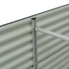 Arriate de acero galvanizado gris 240x80x81 cm 5