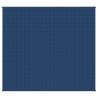 Manta pesada 15 kg 220x235 cm tecido azul 3