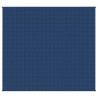 Manta pesada 11 kg 220x240 cm tecido azul 3