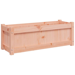 Jardinera madera maciza Douglas 90x31x31 cm H
