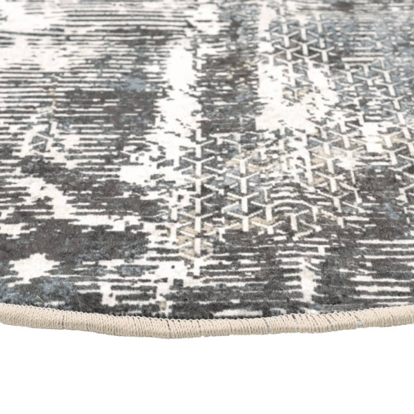 Alfombra lavable antideslizante multicolor Ø 120 cm M 4