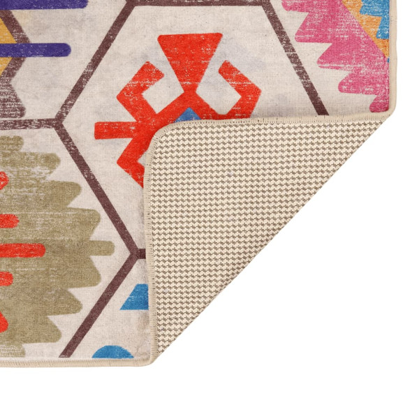 Alfombra lavable antideslizante multicolor 160x230 cm M 4