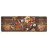 Alfombra de cocina lavable antideslizante multicolor 60x180 cm 2