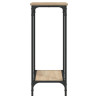 Mesa consola 75x30.5x75 cm derivados de madeira carvalho sonoma 5
