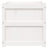Jardineras 2 uds madera maciza de pino blanco 60x60x60 cm 5