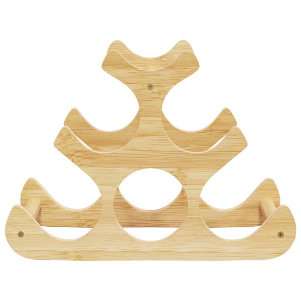 Garrafeira para 6 garrafas 35x18x25.5 cm bambu M 3