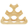 Garrafeira para 6 garrafas 35x18x25.5 cm bambu 3