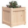 Jardinera madera maciza de pino 40x40x40 cm 4
