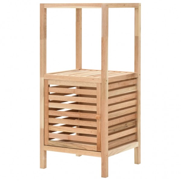 Armario de cuarto de baño madera maciza nogal 39.5x35.5x86 cm D