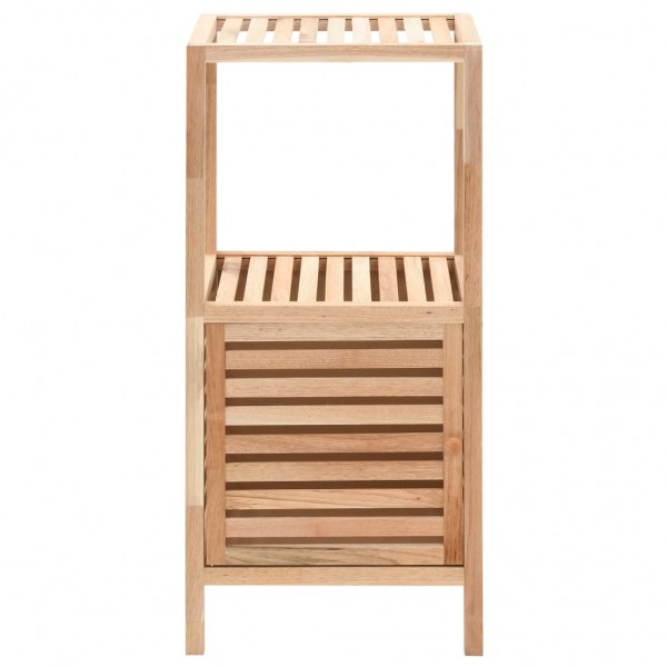 Armario de cuarto de baño madera maciza nogal 39.5x35.5x86 cm M 3