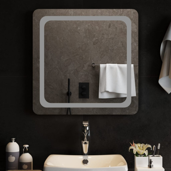 Espejo de baño con LED 60x60 cm M 3