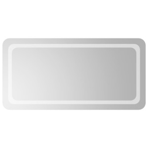 Espejo de baño con LED 100x50 cm H