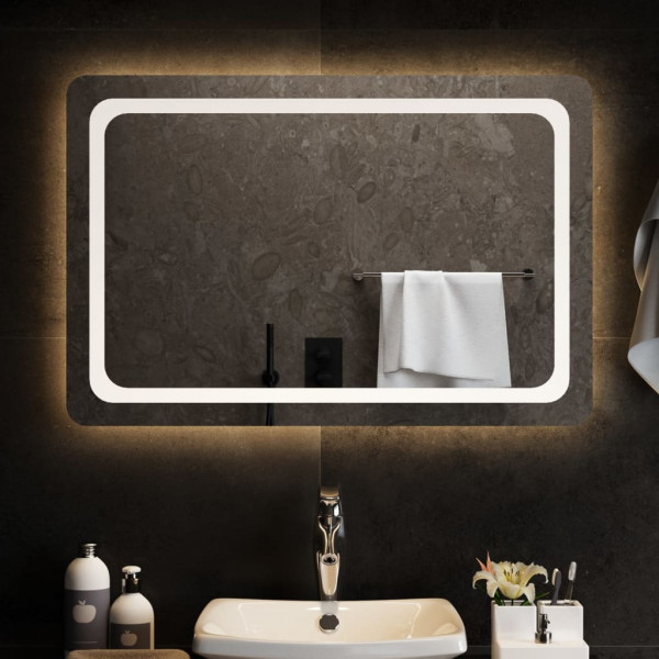 Espejo de baño con LED 90x60 cm M 4