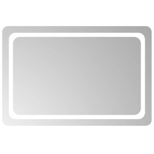 Espelho de banheiro com LED 90x60 cm H