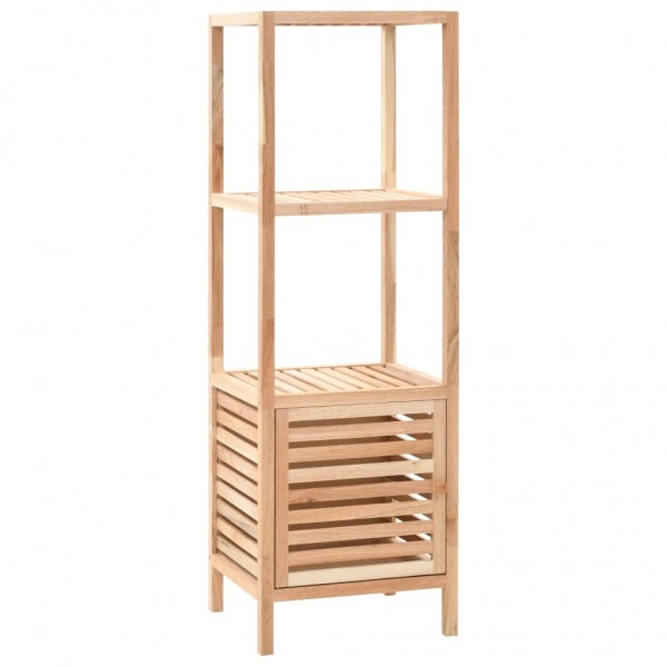 Armario de cuarto de baño madera maciza nogal 39.5x35.5x123 cm D