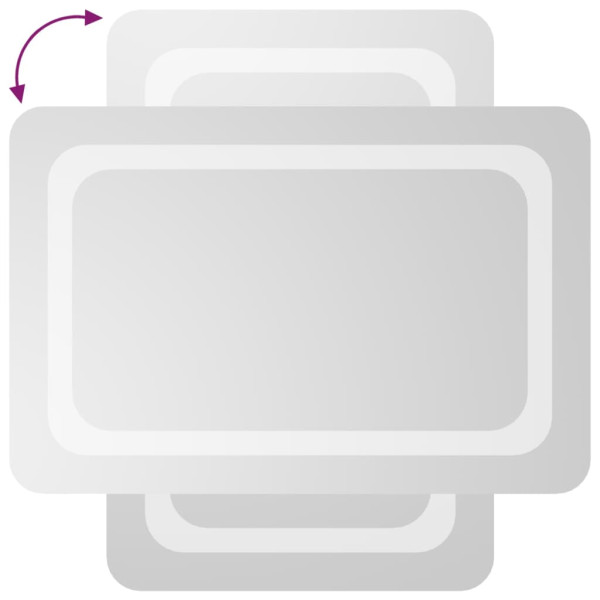 Espejo de baño con LED 40x60 cm M 4