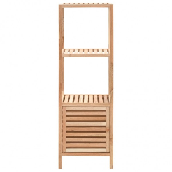 Armario de cuarto de baño madera maciza nogal 39.5x35.5x123 cm M 3