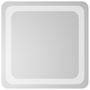 Espelho de banheiro com LED 40x40 cm H