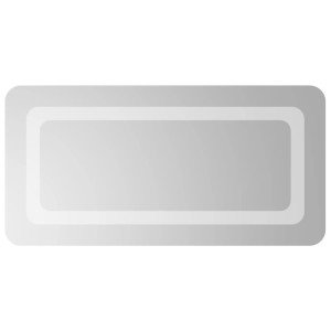 Espelho de banheiro com LED 60x30 cm H