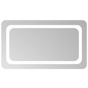 Espejo de baño con LED 70x40 cm H