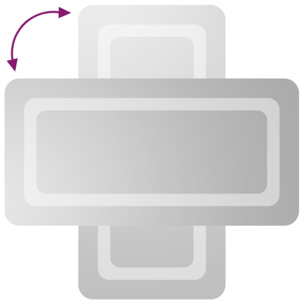 Espelho de banheiro com LED 30x60 cm M 4