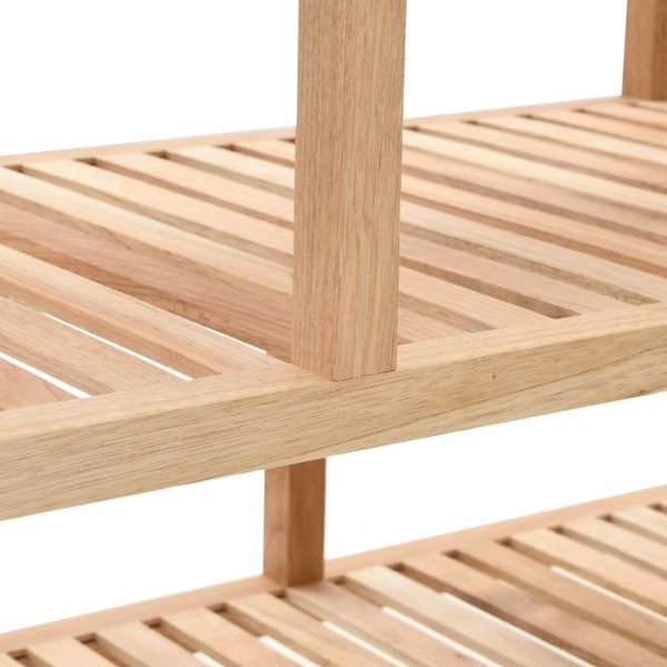 Estantería de cuarto de baño 100x40x65cm madera maciza de nogal M 4