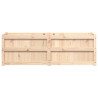 Jardinera de madera maciza de pino 150x50x50 cm 5