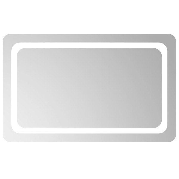 Espejo de baño con LED 80x50 cm M 2