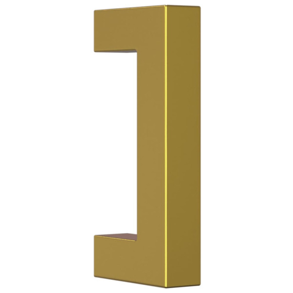 Puxadores para móveis 10 pcs 64 mm aço inoxidável dourado M 3