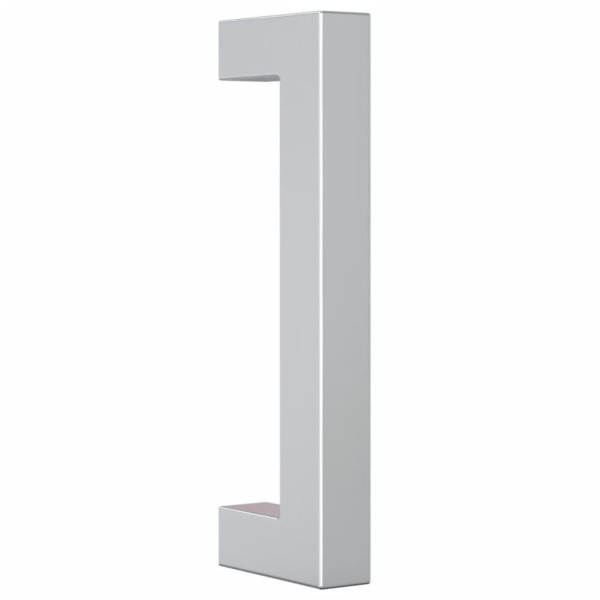 Tiradores para armarios 10 uds acero inoxidable plateado 96 mm M 3