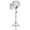 Kit de estudio fotográfico con set de luces. fondo y reflector 5