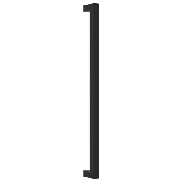 Tiradores para armarios 5 uds acero inoxidable negro 320 mm M 3