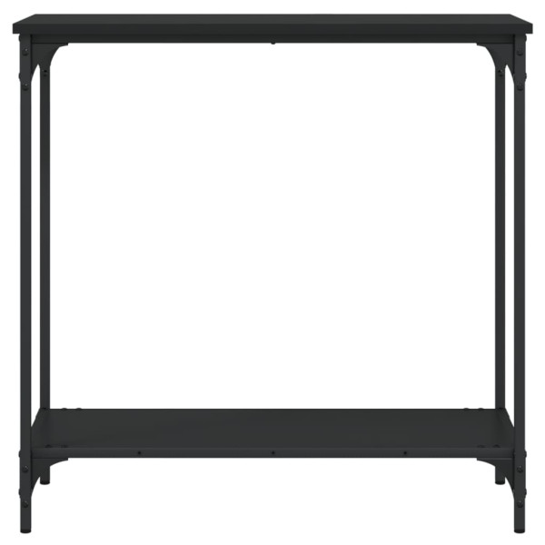 Mesa consola 75x30.5x75 cm derivados de madeira preto M 4