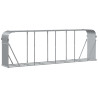 Suporte de lenha 300x45x100 cm aço galvanizado cinza-claro 2