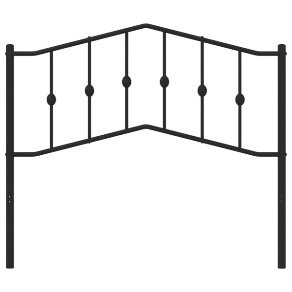 Cabeceira de cama 107 cm metal preto M 3