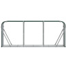 Suporte de lenha 234x45x100 cm aço galvanizado verde 4
