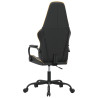 Silla gaming cuero sintético negro y dorado 5