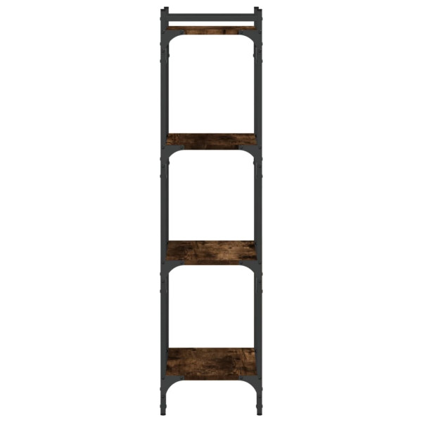 Estante c/ 4 prateleiras derivados de madeira carvalho fumado M 5