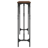 Mesa consola madera de ingeniería roble marrón 140x23x75 cm 5