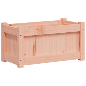 Jardinera madera maciza de abeto Douglas 60x31x31 cm H
