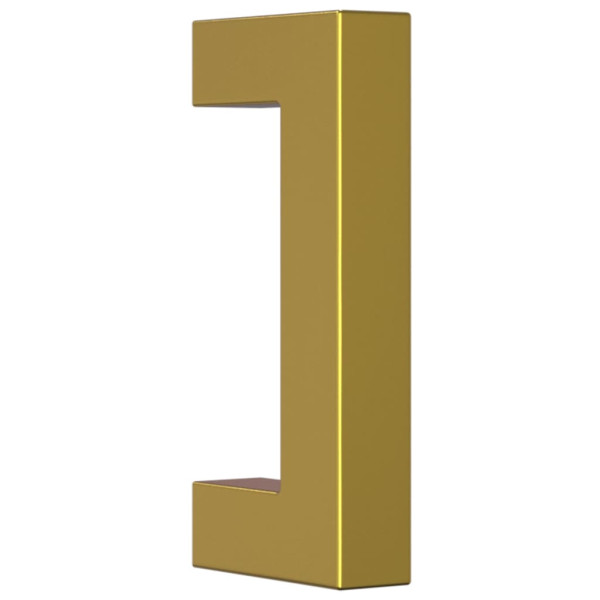 Puxadores para móveis 20 pcs 64 mm aço inoxidável dourado M 3