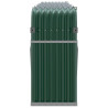 Leñero de acero galvanizado verde 300x45x100 cm 5