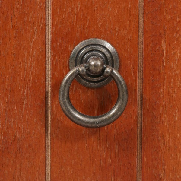 Baúl de almacenamiento de madera maciza de acacia 90x45x40 cm M 3