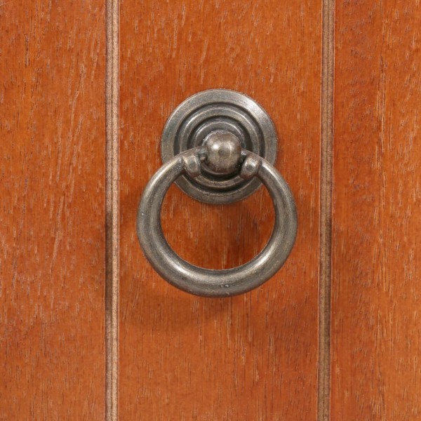 Baúl de almacenamiento 3 piezas de madera maciza de acacia M 3