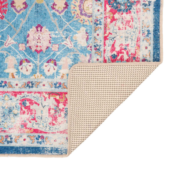 Tapete lavável antiderrapante 80x150 cm multicor M 4