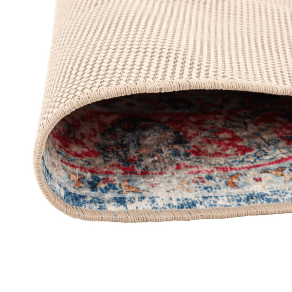 Alfombra lavable antideslizante multicolor Ø 120 cm M 3