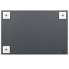 Espejos de pared rectangulares 2 unidades vidrio 60x40 cm 3