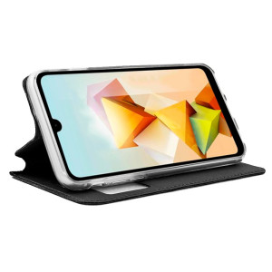 Fundação COOL Capa de Flip para ZTE Lâmina A33s Lisous Preto H