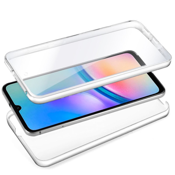 Funda COOL Silicona 3D para Samsung A057 Galaxy A05s (Transparente Frontal + Trasera) M 2