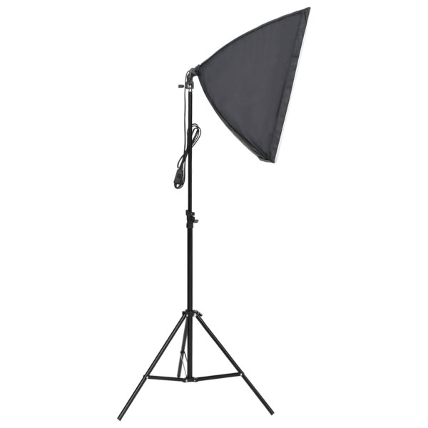 Kit de estudio fotográfico con softbox y fondo M 4